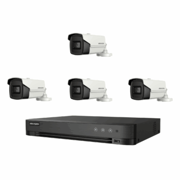 باكج  4 كاميرا  مراقبة 8 ميجا بيكسل  4k هيك فيجن  Package 4 Camera 8MP 4K Hikvision