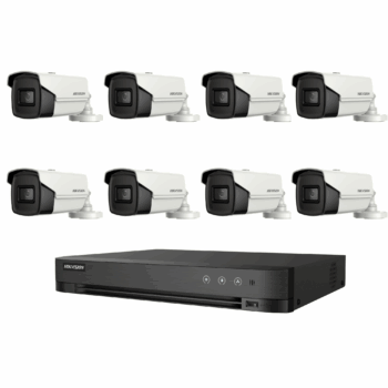 باكج  8 كاميرا  مراقبة 8 ميجا بيكسل  4k هيك فيجن  Package 8 Camera 8MP 4K Hikvision