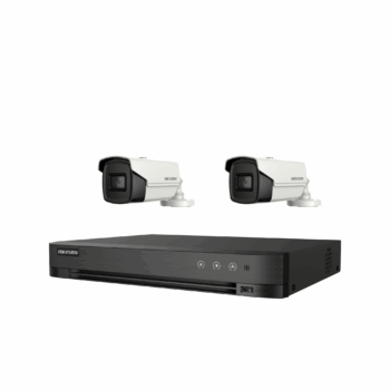 باكج  2 كاميرا  مراقبة 8 ميجا بيكسل  4k هيك فيجن  Package 2 Camera 8MP 4K Hikvision